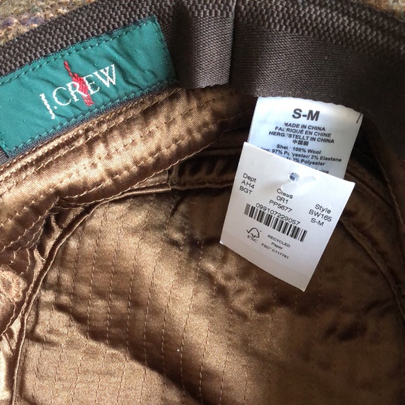 J CREW SIZE S/M tweed bucket hat NWT - Picture 3 of 3
